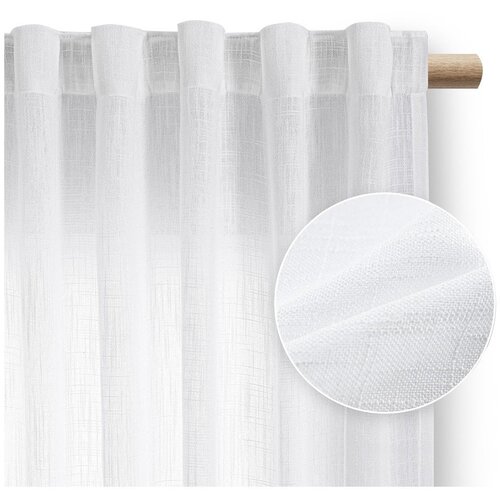 Restilo Bijela zavjesa 140x250 cm Valeta – Cijene