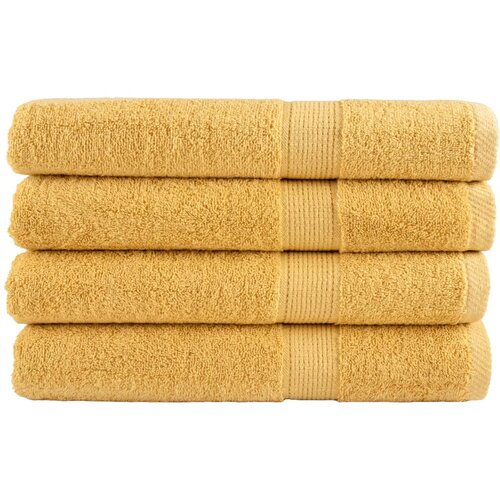 Furnova Premium brisače SOLUND 4 kosi zlata 100x200 cm 600 g/m2, (21916900) Cene