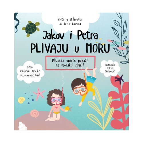  Jakov i Petra plivaju u moru Slike