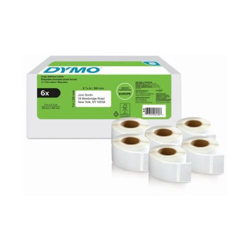 Dymo LW nalepke 25 x 54mm, 11352, pakiranje 6/1 Slike