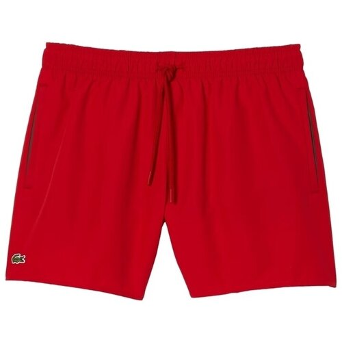Lacoste Quick Dry Swim Shorts - Rouge Vert Crvena Slike