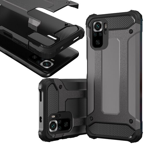 HURTEL HYBRID ARMOR ETUI CASE OBUDOWA DO XIAOMI REDMI NOTE 11PRO+/11PRO 5G CZARNY, (21973780) Cene