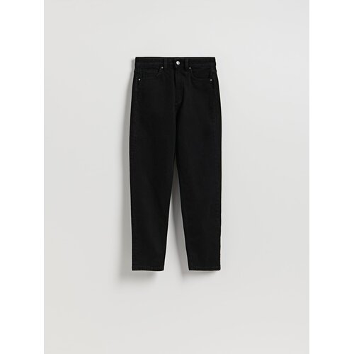 Reserved Mom fit slim traperice - crno Cijene