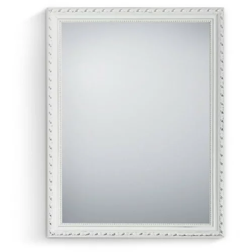 Tri O ogledalo s drvenim okvirom loreley (š x v: 34 x 45 cm, bijela boja)