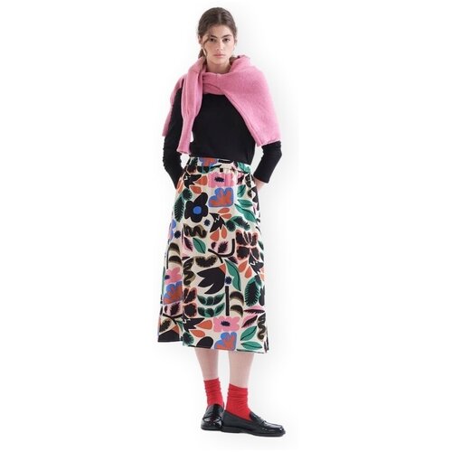 Compania Fantastica Krila COMPA&amp;Ntilde;IA FANT&amp;Aacute;STICA Skirt 12011 - Flowers Večbarvna Slike