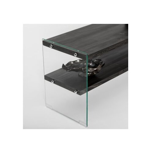 Hanah home TV polica Aqua TV Anthracite Slike