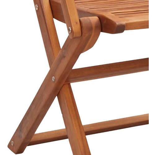  Sklopive vrtne stolice 4 kom 57x66x95 cm masivno drvo bagrema Slike