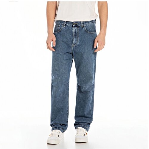 Replay Jeans straight D932002 Modra Slike