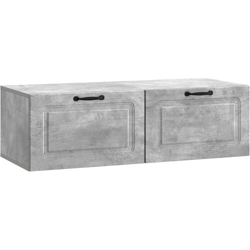  ormar za zid Betonska siva 98 x 41 x 30 cm Konstruirano drvo Slike