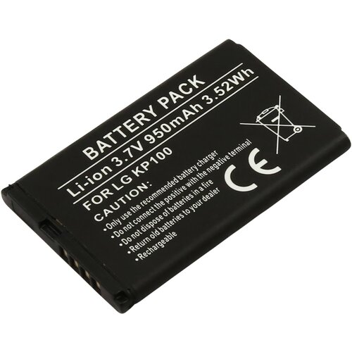 AVIZAR Baterija za LG KU380 / KP100 / KP130 Li-ion 3.7V 950mAh 3.52Wh,, (5000070351) Slike