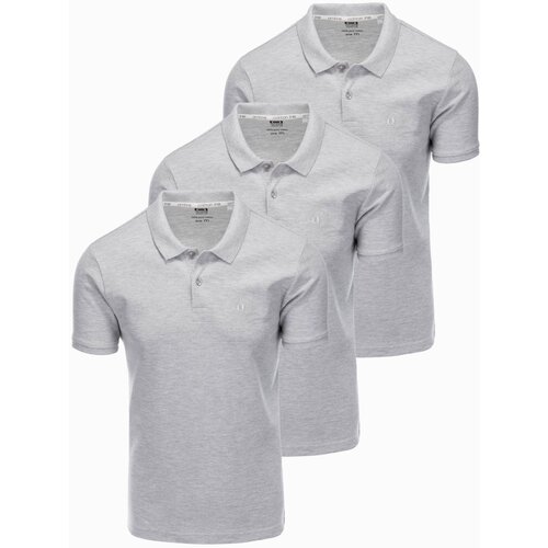Ombre Cotton polo shirt set 3-pack Cene