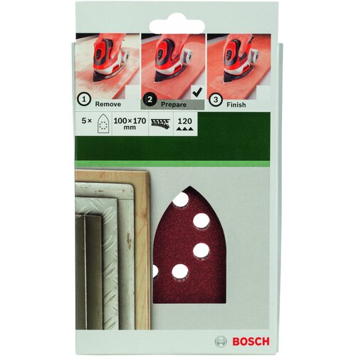 Bosch 5-delni set brusnih listova za multi-brusilice 2609256A76 Slike