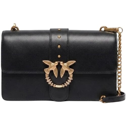 Pinko Torbe LOVE ONE MINI NEW BUCKLE VITEL 107071 A0F1 Črna Slike