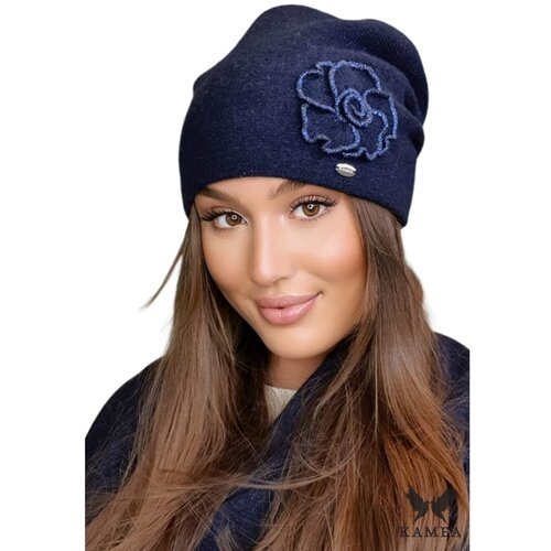 Kamea Woman's Hat K.22.039.12 Navy Blue Slike