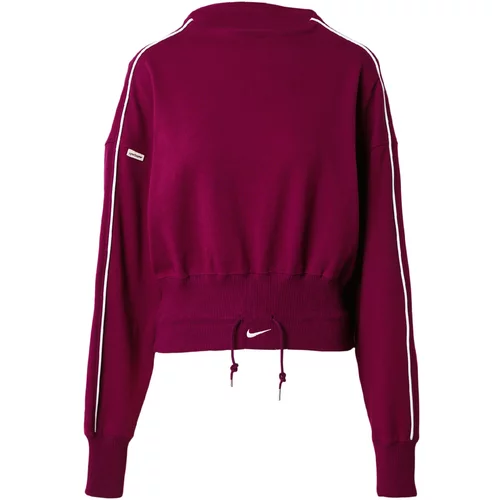 Nike Sportswear Majica boja vina / bijela