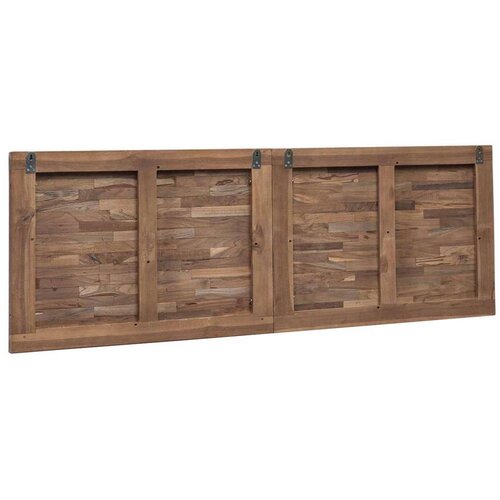  Uzglavlje Zidne Prirodna 140 cm Čvrsto teak drvo Slike