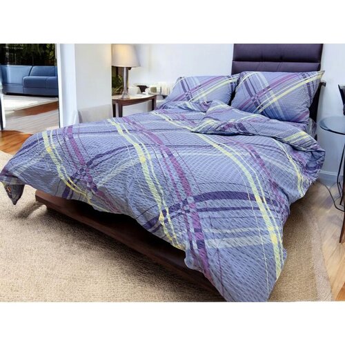 Posteljina mikrofiber ljubičasta boja 200x200cm Slike