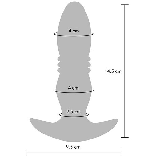 Toy Joy Vibracijski analni čep The Tough Thrusting (R10223) Slike