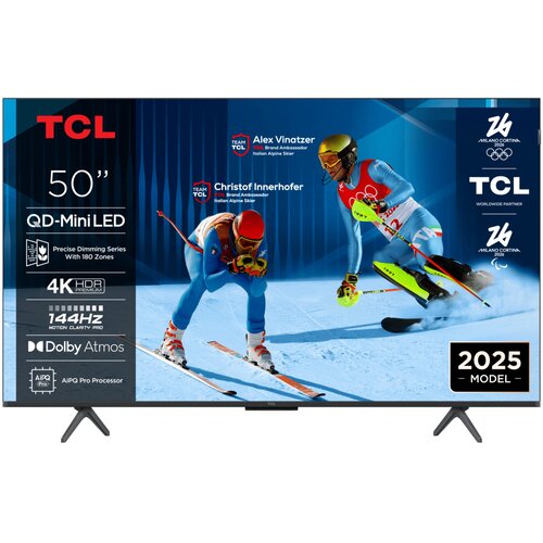 Tcl 50"C6K 4K QD-Mini LED TV144Hz Google TV; Game Master;Dolby Atmos; Onkyo 2.1; HDR Premium; Cijene