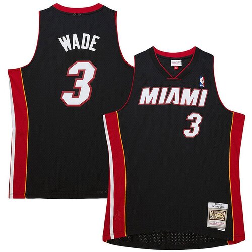 Mitchell And Ness Dwyane Wade 3 Miami Heat 2012-13 Mitchell & Ness Swingman Black dres Cene