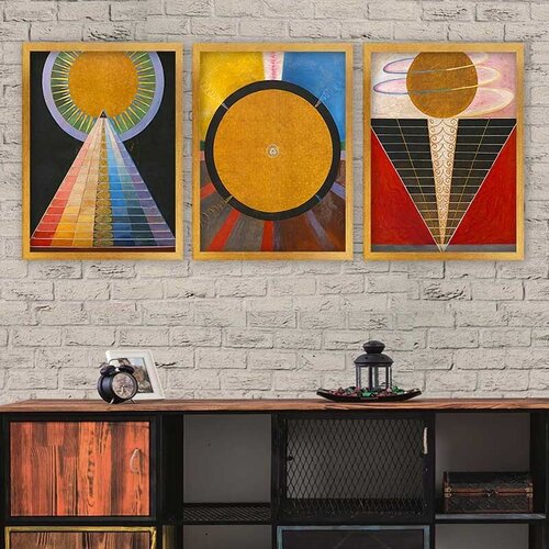 Wallity Set uramljenih slika 3AC_UN10080921, 3 Dela Cene