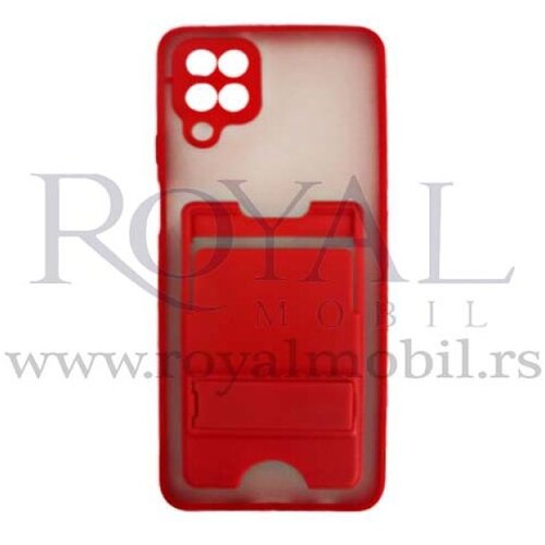  futrola pvc sa okvirom i dzepom za samsung A125 galaxy A12 crvena Cene
