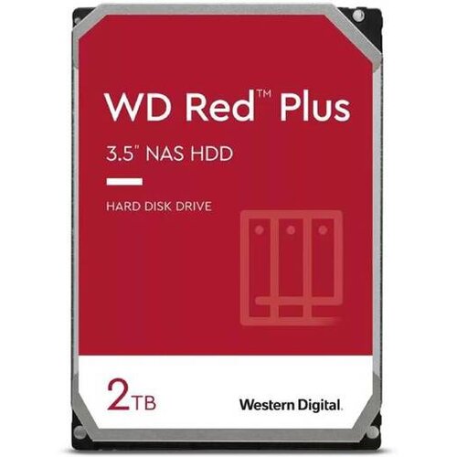 Western Digital hard disk 2TB 3.5inch red plus sata III 64MB WD20EFPX Cene
