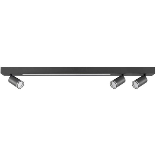  LED plafonsko svetlo PARIS LED/24W/230V + 3xGU10/10W crno Cene