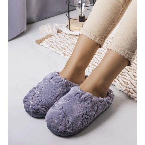 Gemre Gray Soft Slippers Maren Slike