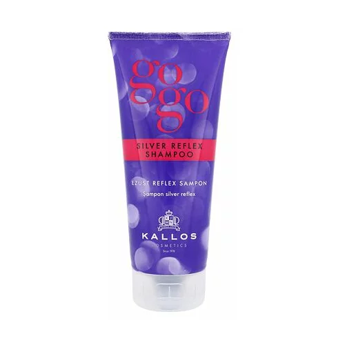 Kallos Cosmetics Gogo Silver Reflex šampon za sive lase 200 ml za ženske