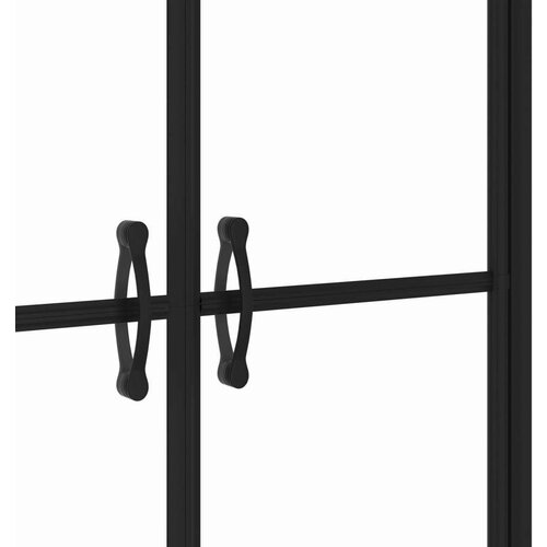 VidaXL Vrata za tu&amp;scaron;-kabinu prozirna ESG (93 - 96) x 190 cm Slike
