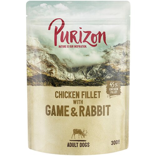 Purizon Adult 6 x 300 g - brez žit - Divjačina in kunec Cene