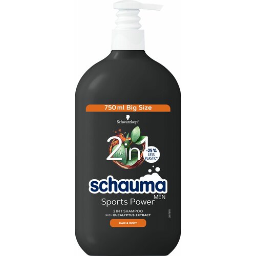 Schauma shampoo Pump Men Sports 750ml Slike