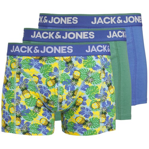 Jack &amp;amp; Jones Boksarice &amp;#039;JACPINEAPPLE SKULL&amp;#039; modra / rumena / zelena / bela Slike