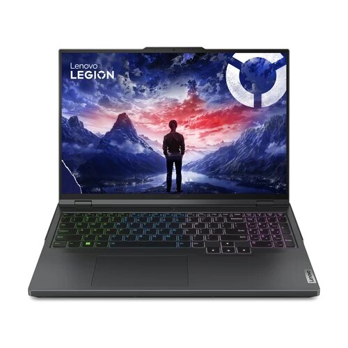 Lenovo legion 5 pro 16IRX9 83DF008BRM (onyx grey, aluminium top) 20-Core i7-14700HX (8P+12E) 5.5GHz/33MB 32GB 1TB-NVMe 16" wqxga 2560x1600 ips 500n 240Hz srgb ag dolbyvision HDR400 1080p NV-RTX4070-8GB ai chip glan wifiax BT5.1 4-Zone-RGB-Backlite-US nahimic 80Wh dos laptop Cene