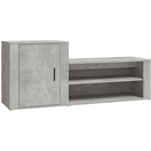 Maison Chic Omarica za obutev - Kopa za čevlje betonsko siva 130x35x54 cm inženirski les, (21776418) Slike