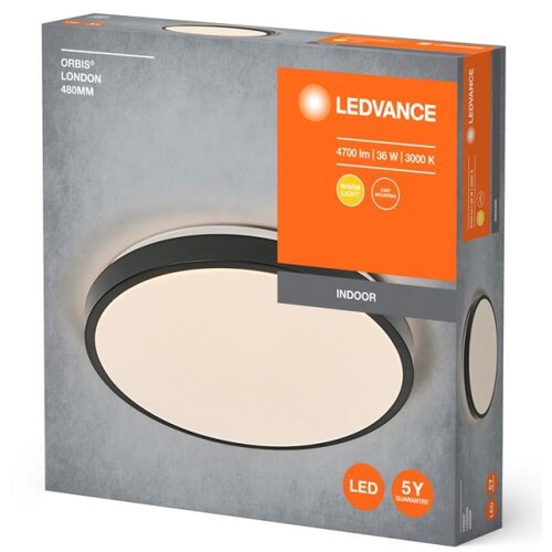 Ledvance LED plafonsko svetlo ORBIS LONDON LED/36W/230V crna Slike