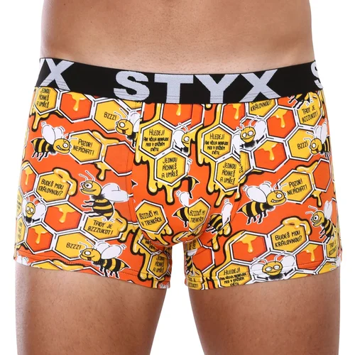 STYX Men's boxers art sports rubber bees