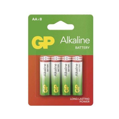  Baterija GP ALKALINE alkalna LR6 AA 8 blister 8/1 Cene