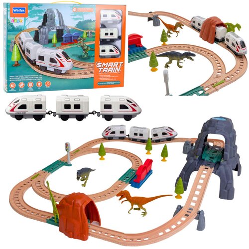  Vlakić na baterije sa zvučnim efektima Dinosaurs 95 cm Cene