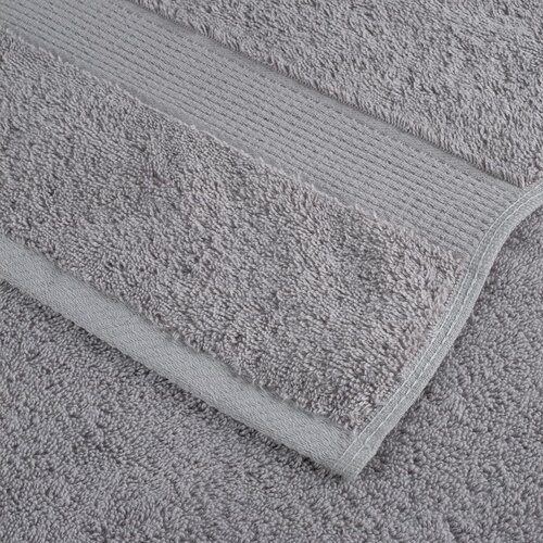  Ručnici za saunu SOLUND 2 kom sivi 80 x 200 cm 600 gsm Slike