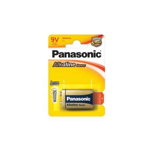 Panasonic Alkali baterija alkaline power 9 E-block 6LR61APB 1/1 Slike