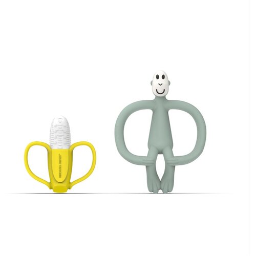 Matchstick monkey Banana Soother & Monkey Teether darilni set (za otroke) Cene