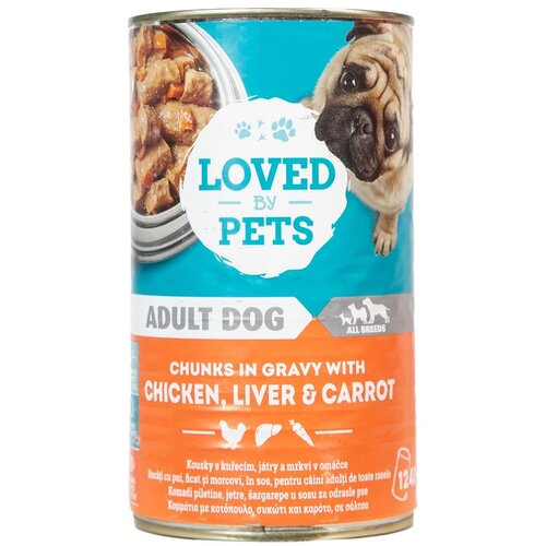 Love by pet Hrana za pse pilet/jetr/sar.sos LBP1240g Slike