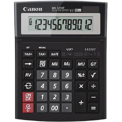 Canon WS-1210T kalkulator Stolno računalo Kalkulatori s ekranom Crno Cene