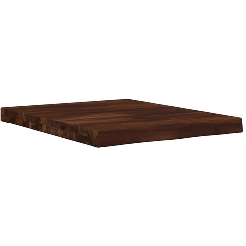  Pravokutni stolni vrh 40 x 40 x 3 cm Četvrtasti - Tamno smeđa 40 x 40 x 3 5 cm Živi rub 1 strana Slike