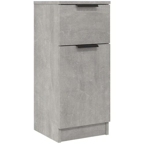  Komoda siva boja betona 30 x 30 x 70 cm od konstruiranog drva Slike