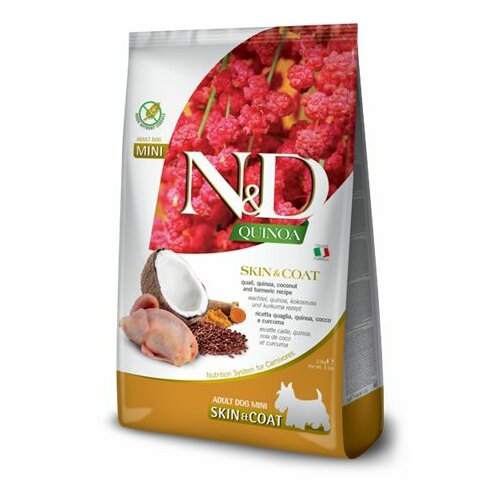 Farmina hrana za pse N&D Quinoa - Skin & Coat Quail MINI 2.5kg Slike