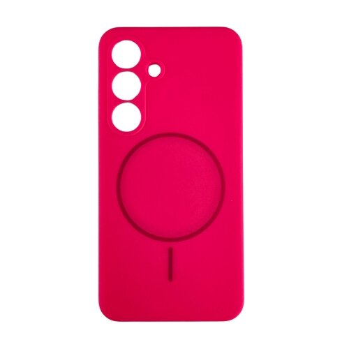  Silikonska futrola Magsafe LUX Samsung S25 ROZE Slike