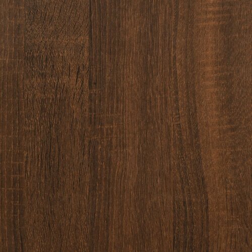  Zidna polica s 3 razine smeđa boja hrasta 30x25x100 cm drvena Slike